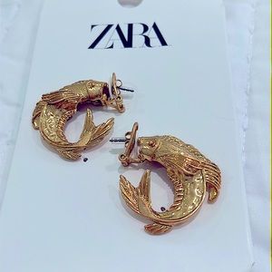 New! Zara Koi Fish earrings